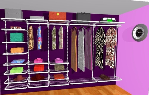 Closet Aramado Modular  Completo  360 Cm X 200 Cm X 0,40 Cm