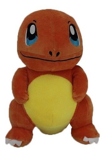 Imagem 5 de 7 de Pelúcia Pokemon Charmander Original Tomy Importada 21 Cm