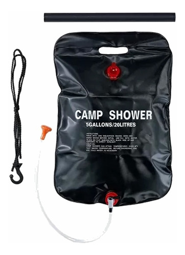 Ducha Duchero Solar Portable Para Camping - 20 Lts.