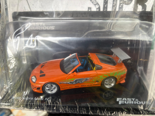 Colección Rápido Y Furioso Nro 3 Toyota Supra Mark Iv Naranja
