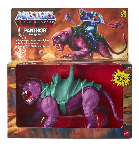 Figura De Ação Masters Of The Universe Origins Panthor Gvn49