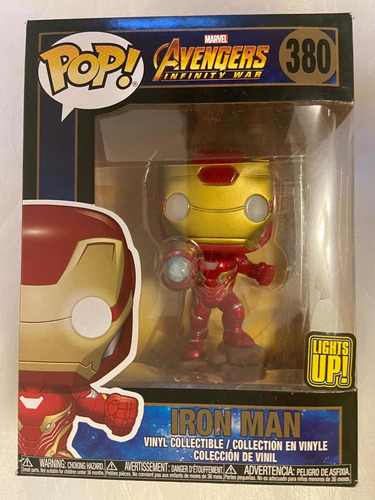 Funko Pop! Iron Man Lights Up (con Luces) Vaulted