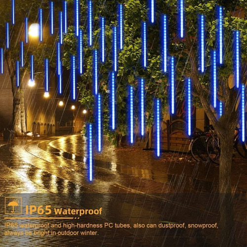 Tubo De Luz Impermeable Estilo Lluvia De Meteoritos 2024a