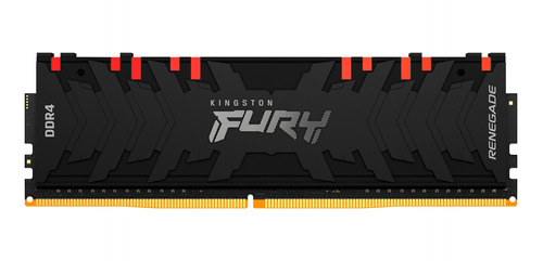 Imagen 1 de 4 de Memoria RAM Fury Renegade RGB gamer color negro  16GB 1 Kingston KF432C16RB1A/16