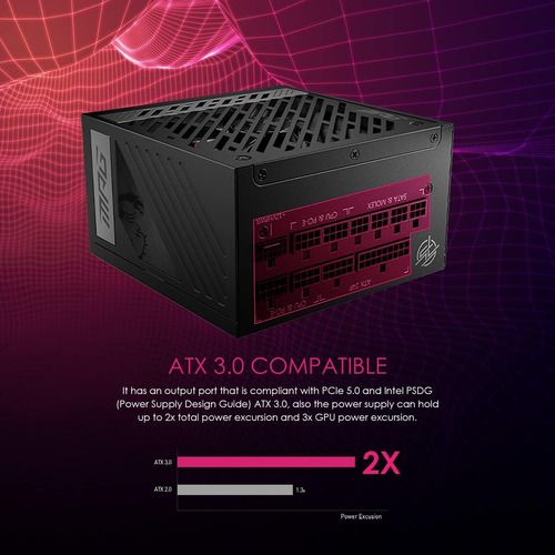 Fuente De Alimentación Msi Mpg A1000g Pcie 5 & Atx 3.0 Ga...