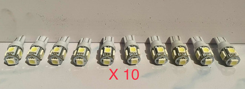 Ampolleta T10 (5led) Cola De Pescado X 10 Unidades