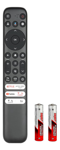 Control Remoto De Voz Rc813 Compatible Con Tcl Android Smart