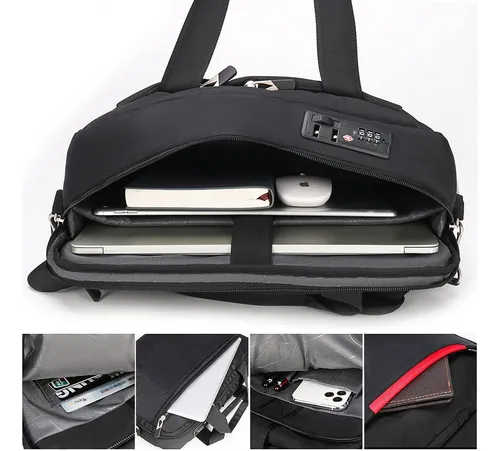 Omnpak Maletin Para Laptop Con Cerradura Combinada, Bolsa De