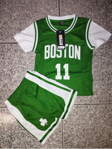 Conjunto Basket Celtics Boston Para Niños 