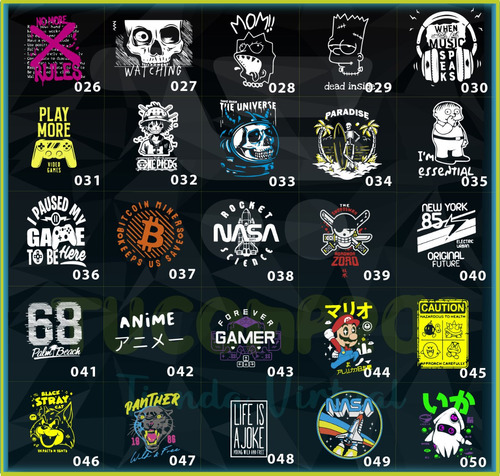 Camisetas Todas Las Tallas Estampados Motivos Gamer Anime