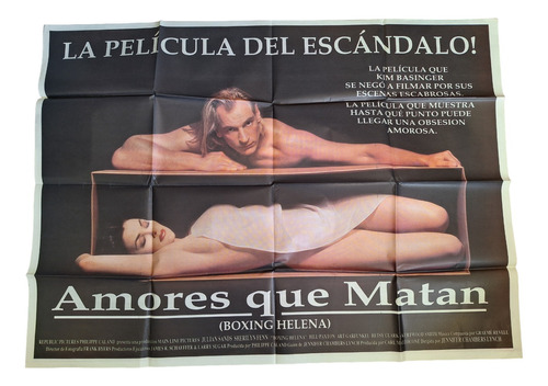 Poster Afiche Cine Doble Original Amores Que Matan *