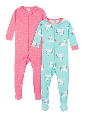 Ropa Para Bebé Paquete De 2 Pijamas Para Dormir Talla 2t