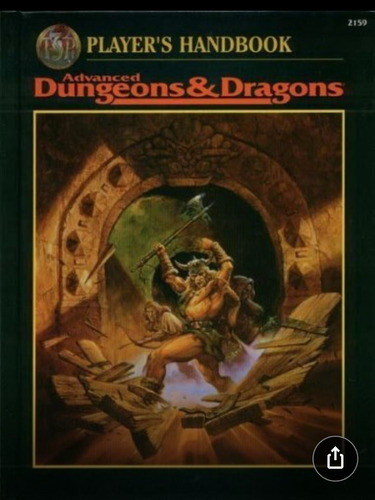 Player's Handbook Advanced Dungeons & Dragons 2nd