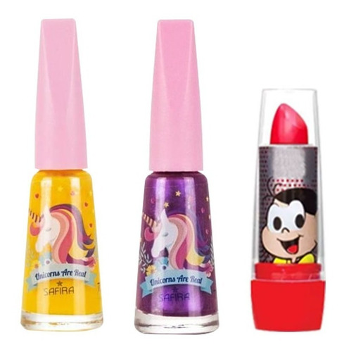 Imagem 10 de 10 de Kit Maquiagem Infantil Com Mochila Completo Bz135 + Brindes