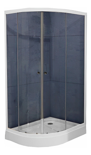 Shower Door 80x100x195 A Muro Derecho Completo