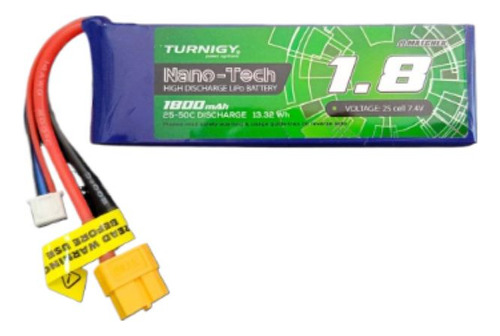 Batería Lipo 2s 7,4v 1800mah Turnigy Nano-tech 25-50c