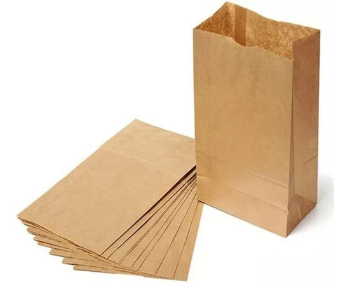 Bolsas De Papel Madera Kraft Delivery Sobre Fm5 X 50 Un