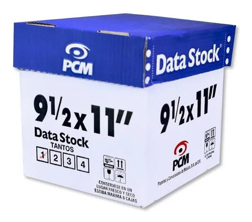 Papel Pcm Data Stock 9.5x11 1tanto C/3000 Hojas - 10r424 /vc