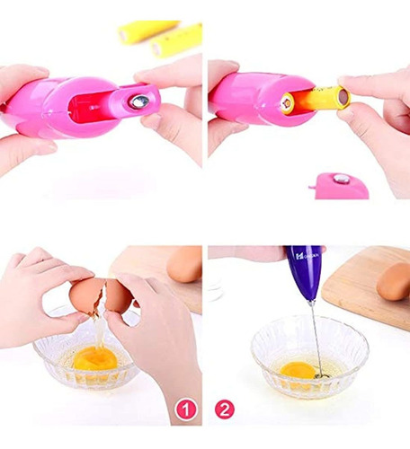 Espumador De Leche De Mano A Pilas