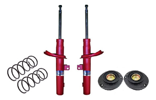 Kit Amortiguador,cazoletas Y Resortes Delanteros Peugeot 206