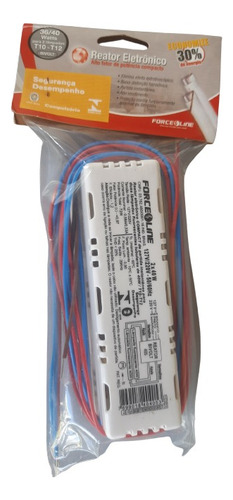 Kit 10 Reatores Eletrônico 2 Lâmpada Tubular 40w Forceline