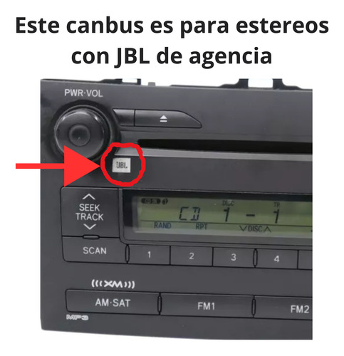 Canbus Camry 2010 2011 Sonido Jbl Estéreo Android