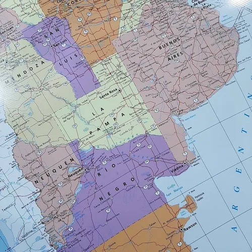 Mapas Argentina, Cordoba, Santa Fe Y Buenos Aires En Lona