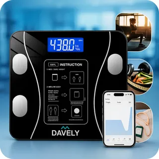 Balanca Digital Bioimpedancia Bluetooth Corporal Aparelho Alta Capacidade Balanca De Banheiro Academia App Para Android E Para Ios Cor Preto Marca