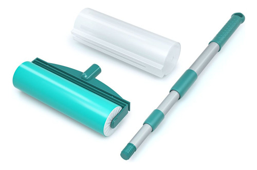 Rodo Adesivo Flashlimp Lavavel Cabo Extensivel Azul-turquesa