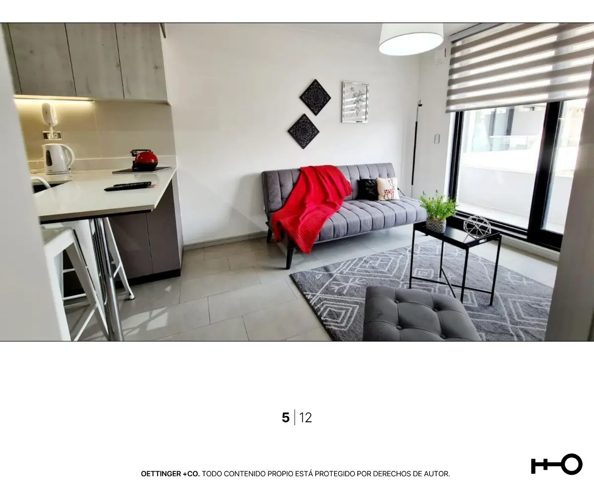 Imagen 4 de 15 de Departamento Studio Amoblado En Arriendo - Edificio Curitiba