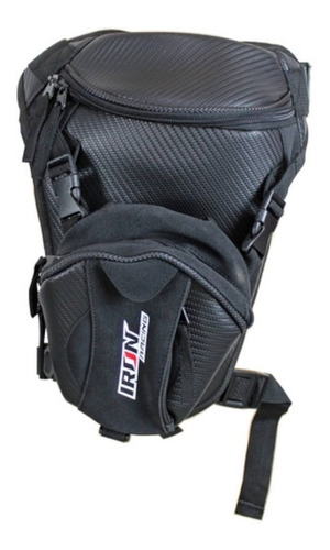 Mochila De Pierna Para Moto Iron Racing Ir-3008 Negro