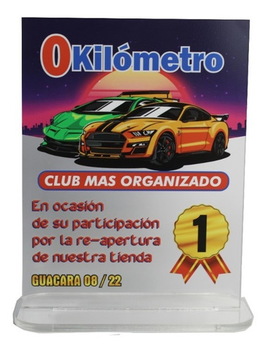 Trofeos Full Color Uv Trofiart Premium 10 Cm X 15 Cm