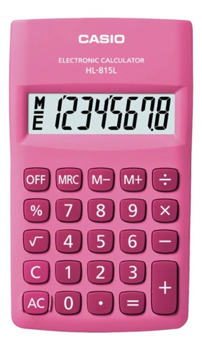 Casio Hl815 Pk 8digitos Calculdora Portatil 