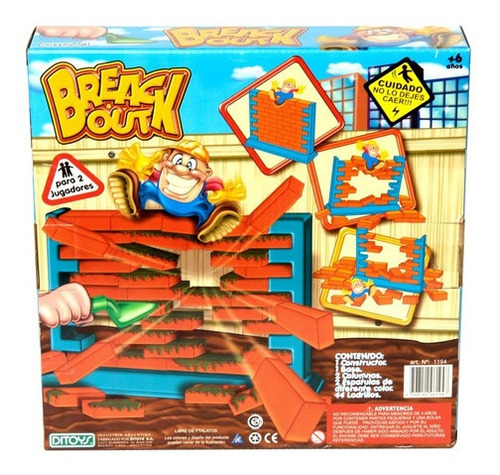 Juego De Mesa Break Out Ditoys Divertido Original 1194