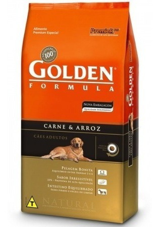 Golden Fórmula Carne E Arroz Adulto 15kg