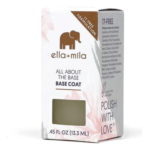 Ella+mila All About The Base, Capa Base, 0.45 Oz