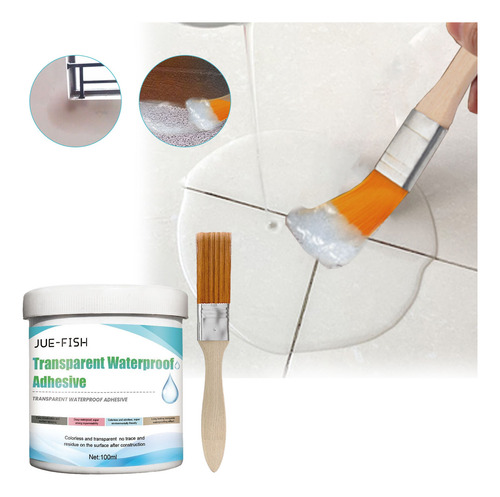 Sellador Aislante Con Pegamento Transparente Para Baño Invis