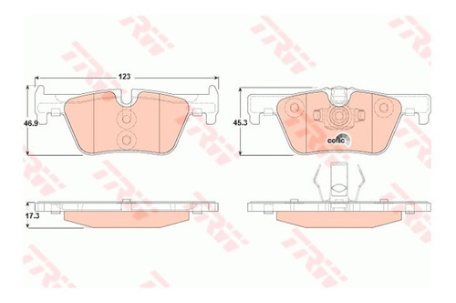 Pastilhas De Freio Tras. Bmw 328i 2011-2017 (f30)