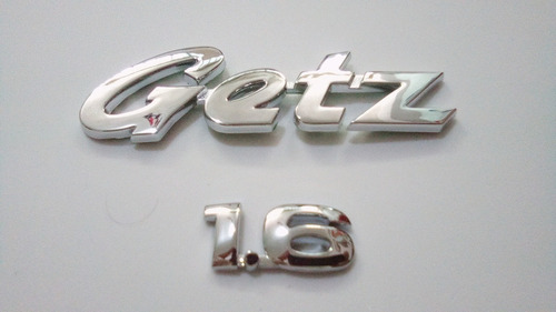 Emblema Hyundai Getz Original 2 Piezas Cinta 3 M