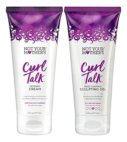 Not Your Mother's Curl Talk Curl Cream + Set De Gel Para Pei