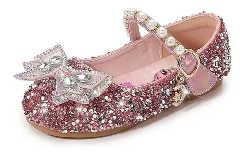 Sandalias De Baile De Lentejuelas De Princesa Para Niñas