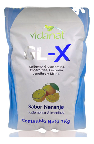 Colágeno Glucosamina Condroitina Gl Flex Naranja 1kg Vidanat