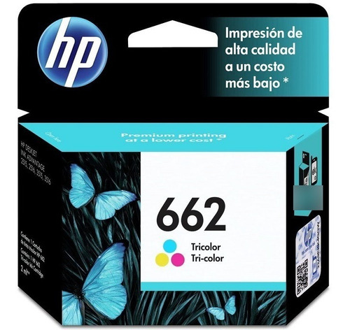 Cartucho Hp Num 662 Tricolor 2ml Cz104al