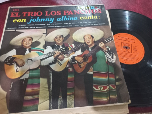 Trio Los Panchos Con Johnny Albino Canta Disco De  Vinilo