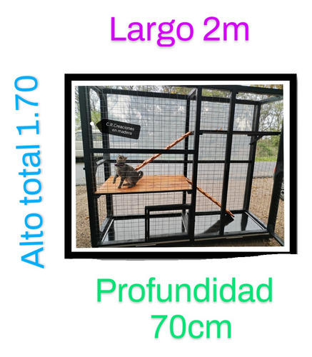 Gatera Jaula Para Gatos Catios