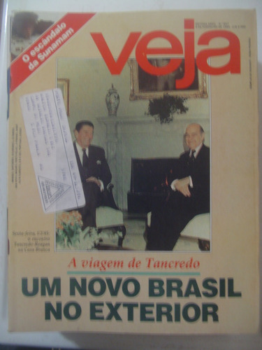 Revista Veja 857 Tancredo Ney Lat Filatelia Mario Gomes 1985
