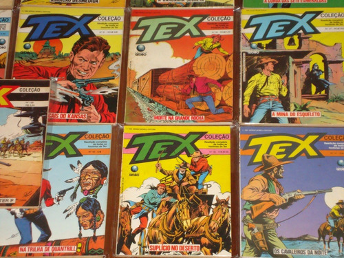 Lote Com 28 Gibis Tex Coleção Rge Globo A Partir 1986 Novas (Usado)
