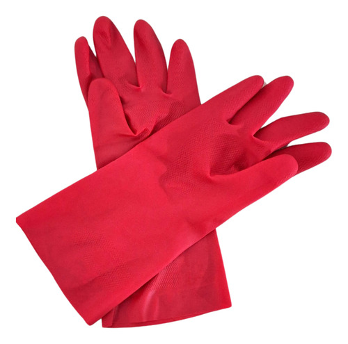Guante Satinado Scotch-brite Rojo Mediano 7-7 1/2 C/24 Rojo
