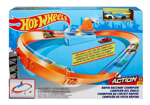 Pista De Juguete Hot Wheels Action Campeonato De Rapidez