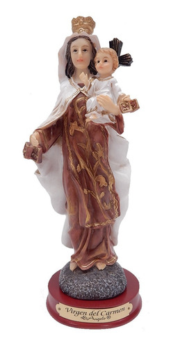 Figura De Resina Imagen Virgen Del Carmen